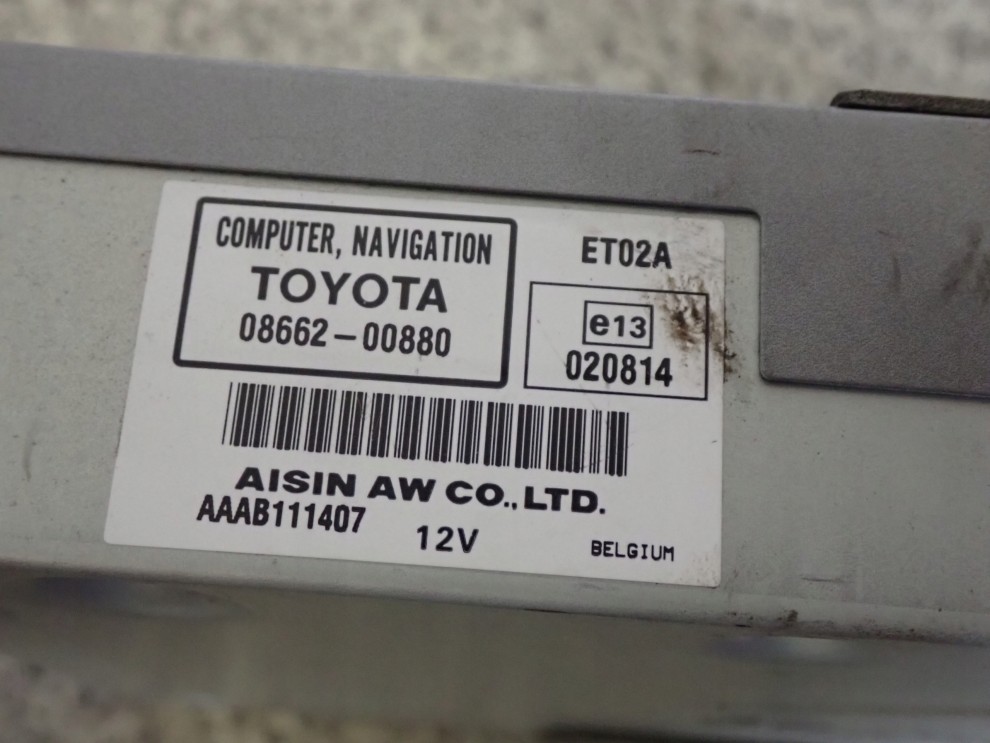 TOYOTA COROLLA VERSO 04-09 CZYTNIK PŁYT CD NAVI 6/6