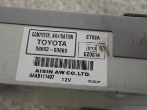 TOYOTA COROLLA VERSO 04-09 CZYTNIK PŁYT CD NAVI 6/6 MINIATURA