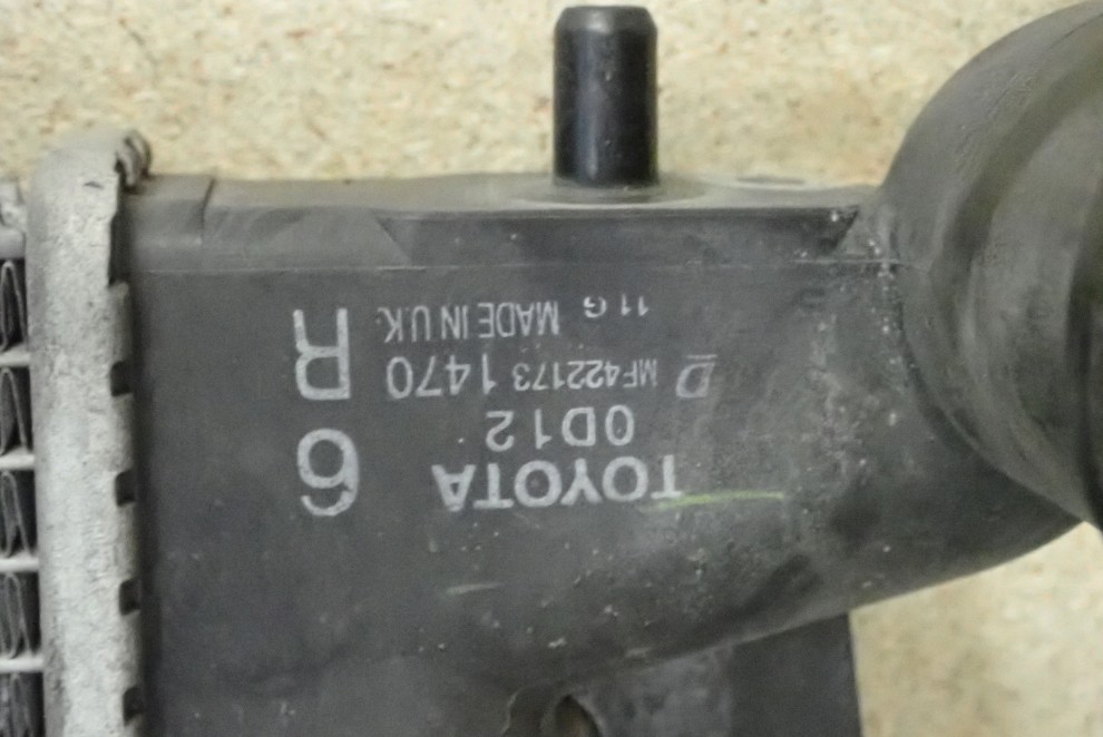 TOYOTA COROLLA VERSO 04-08 1.8i CHŁODNICA WODY 6/6