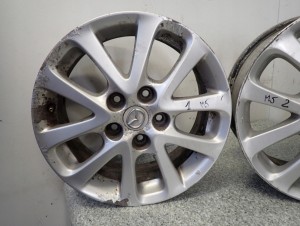 MAZDA 5 05-10 FELGI ALUMINIOWE ALUFELGI MAZDA 3 16X6,5J 5X114,3 2/16 MINIATURA