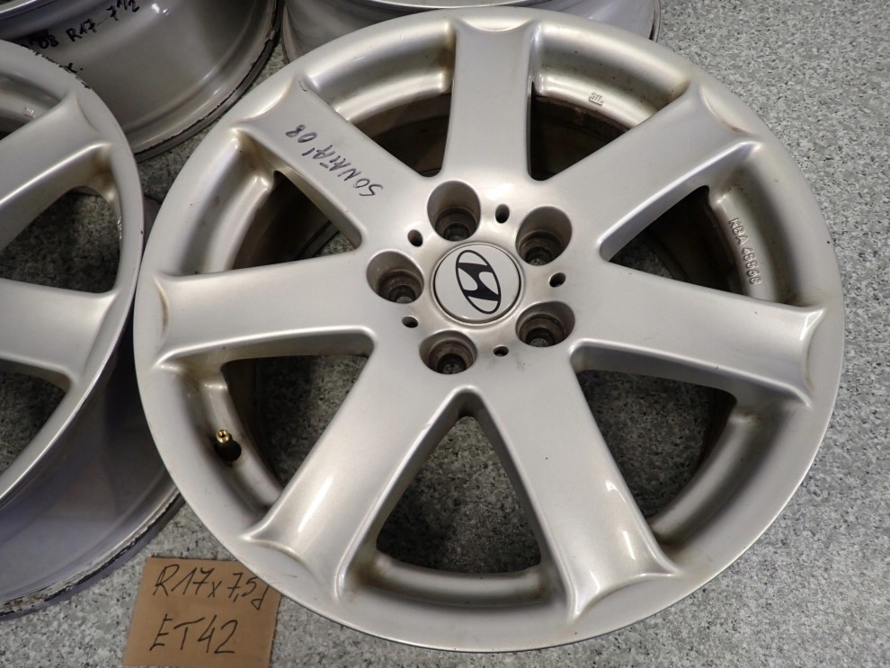 HYUNDAI SONATA 05-09 FELGI ALUMINIOWE KOMPLET ALUFELGI 17\