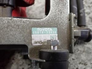 TOYOTA AURIS YARIS II COROLLA E 12 1.4 D4D 06- ZAWÓR STEROWANIA TURBINY 2/5 MINIATURA