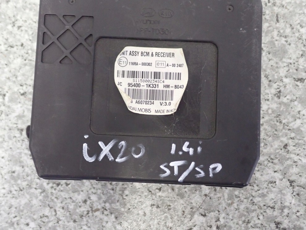 HYUNDAI IX20 1.4i 09- PUSZKA BCM MODUŁ KOMFORTU 95400-1k331 3/7