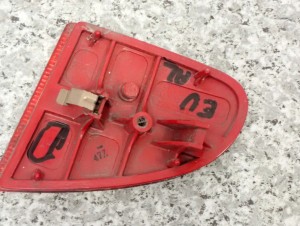 HONDA CIVIC VII 5D 01-05 ODBLASK W ZDERZAK TYLNY LEWY 4/4 MINIATURA