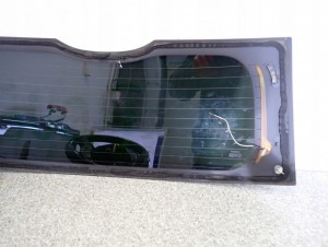 NISSAN NOTE E11 06-12 SZYBA TYLNA KLAPY BAGAŻNIKA 6/6 MINIATURA