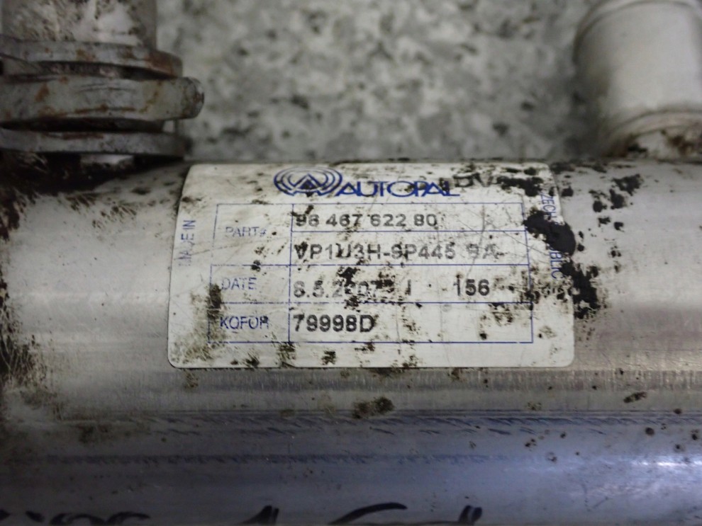 MAZDA3 MAZDA 3 BK 1.6 DIESEL 06-08 ZAWÓR EGR CHŁODNICA SPALIN 7/8