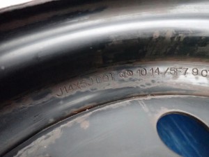 SUZUKI CELERIO 08- FELGA STALOWA 14x5J 4x100 3/4 MINIATURA