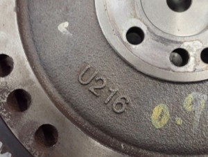 HYUNDAI i30 KIA CEED 1.6 CRDi 06-11 KOŁO ZAMACHOWE U216 3/5 MINIATURA