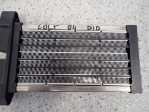 MITSUBISHI COLT CZ3 1.5 DID 04- NAGRZEWNICA ELEKTRYCZNA 2/5 MINIATURA