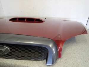 HYUNDAI SANTA FE 01- MASKA POKRYWA SILNIKA NQ 10/12 MINIATURA