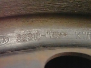 KIA RIO III HB 11-17 FELGA STALOWA 15x5.5J 4x100 6/6 MINIATURA