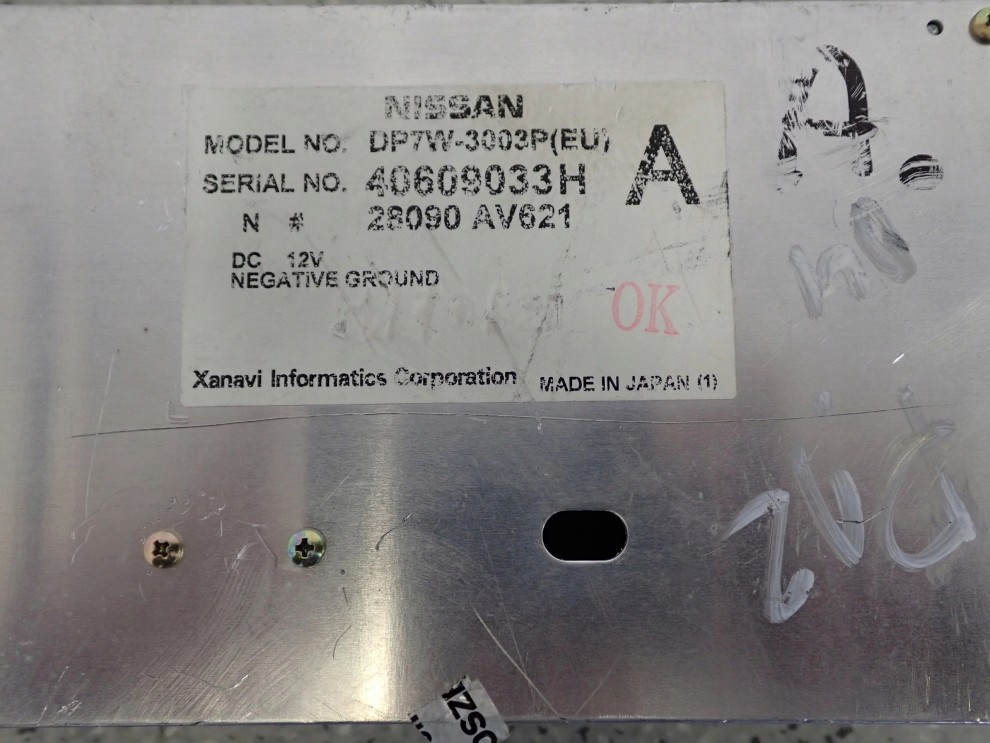 NISSAN PRIMERA P12 02-07 WYŚWIETLACZ 4/7