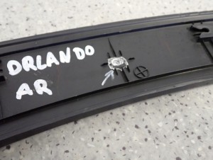 CHEVROLET ORLANDO 10- LISTWA BŁOTNIKA TYLNA PRAWA 6/9 MINIATURA