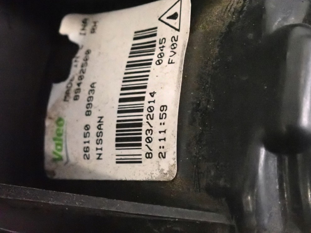 NISSAN MICRA K13 LIFT 14- HALOGEN PRAWY MOCOWANIE 5/5