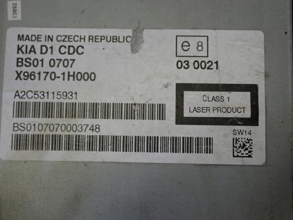 KIA CEED 06-12 RADIO CD RADIOODTWARZACZ 6/7