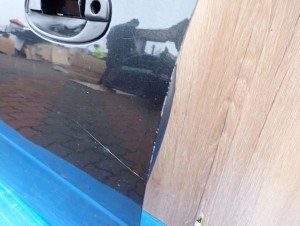 CHEVROLET AVEO HATCHBACK T250 07- DRZWI PRZEDNIE LEWE 7/11 MINIATURA