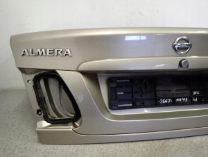 NISSAN ALMERA N16 SEDAN 00-06 KLAPA TYLNA BAGAŻNIKA EY2 2/13 MINIATURA