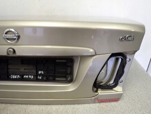 NISSAN ALMERA N16 SEDAN 00-06 KLAPA TYLNA BAGAŻNIKA EY2 4/13 MINIATURA