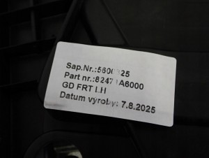 HYUNDAI I30 II 12-16 PODNOŚNIK PANEL SZYBY PRZEDNI LEWY 82471-A6000 5/6 MINIATURA