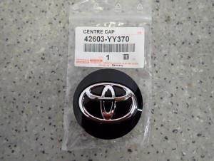 TOYOTA ORYGINAŁ KOŁPAK KAPSEL ZAŚLEPKA NAKŁADKA DEKIELEK FELGI ALUMINIOWEJ 3/5 MINIATURA