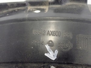 NISSAN MICRA K12 02-10 NADKOLE PRZEDNIE PRAWE 3/7 MINIATURA