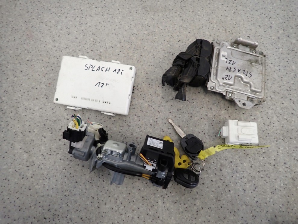 SUZUKI SPLASH 1.2i 12-14 ZESTAW STARTOWY KOMPUTER STACYJKA 5/5