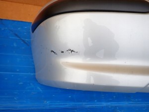 NISSAN ALMERA N16 00-03 ZDERZAK TYLNY KL0 4/11 MINIATURA