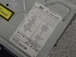 CHEVROLET AVEO T250 07- RADIO FABRYCZNE 4/4 MINIATURA