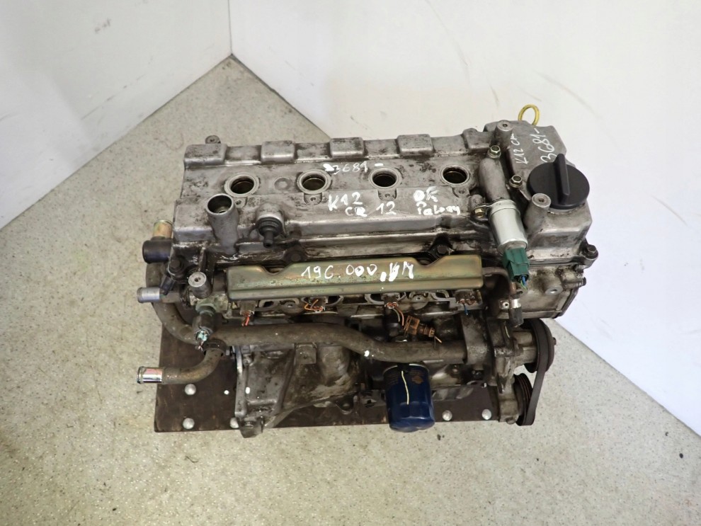 NISSAN MICRA K12 1.2i BENZYNA 02-09 SILNIK MOTOR CR12 3/9