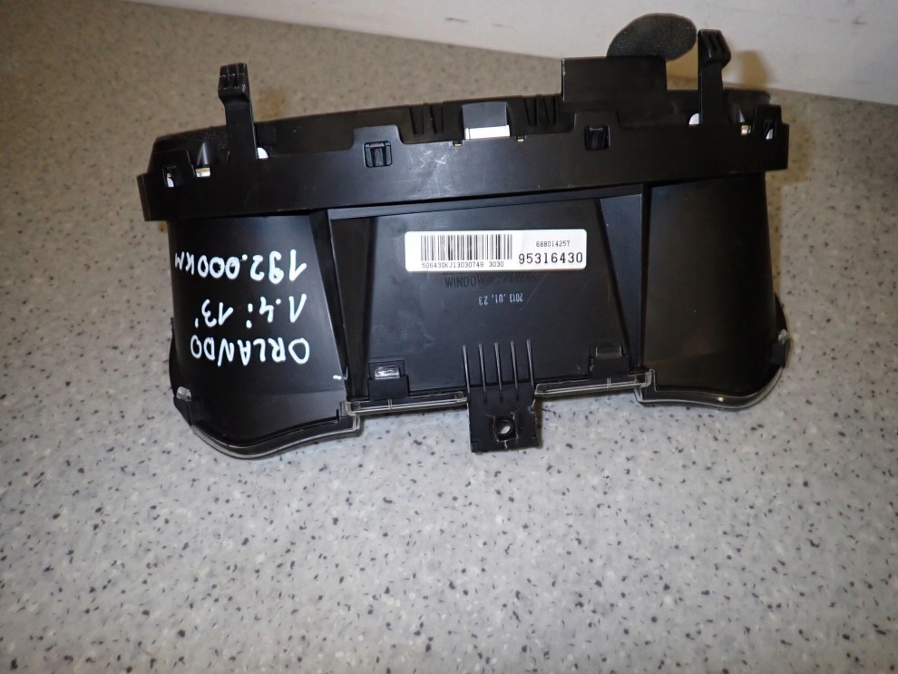 CHEVROLET ORLANDO 1.4I TURBO 10- ZESTAW STARTOWY KOMPUTER STACYJKA ZEGARY 11/14