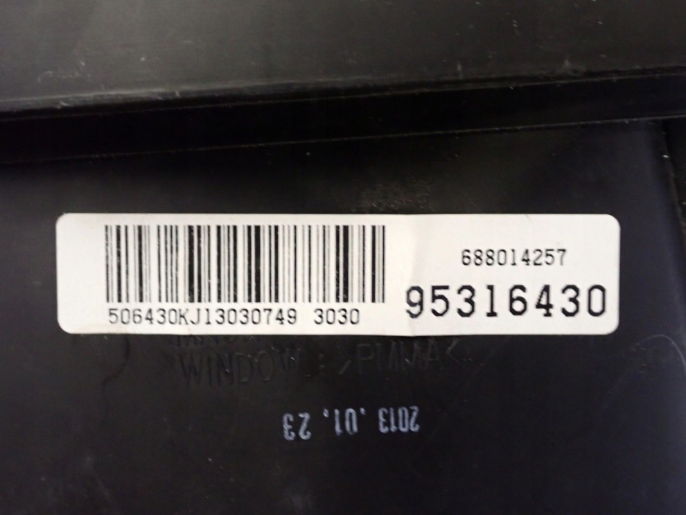 CHEVROLET ORLANDO 1.4I TURBO 10- ZESTAW STARTOWY KOMPUTER STACYJKA ZEGARY 12/14