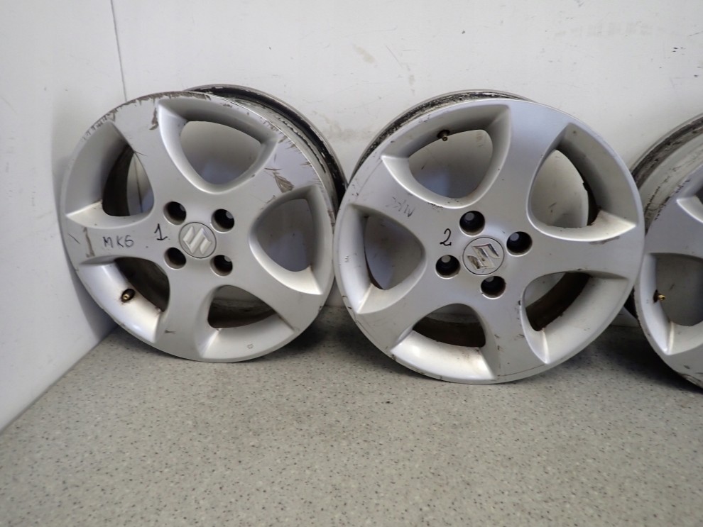 SUZUKI SWIFT MK6 05- FELGI ALUMINIOWE KOMPLET 15\