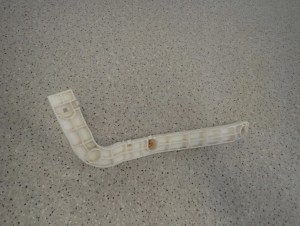 GRAND VITARA II 5d 06 - ŚLIZG ZDERZAKA TYLNY PRAWY 2/7 MINIATURA