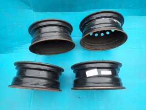 HYUNDAI IX20 09- FELGI STALOWE KOMPLET 15X6J 5X114.3 ET48 6/9 MINIATURA