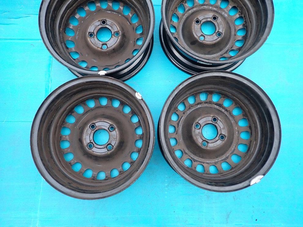 SUZUKI SPLASH 08- FELGI STALOWE KOMPLET 14x5.5J 4x100 ET39 6/7