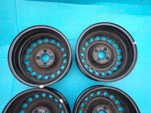 SUZUKI SPLASH 08- FELGI STALOWE KOMPLET 14x5.5J 4x100 ET39 7/7 MINIATURA