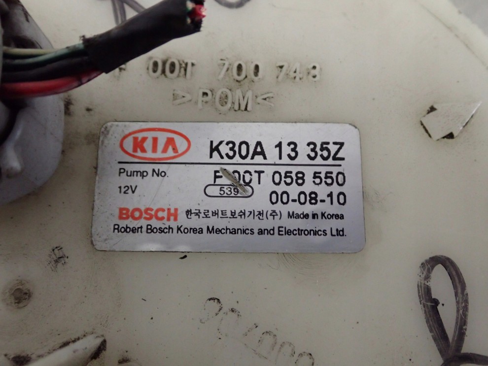 KIA RIO I BENZYNA 00-04 POMPA PALIWA W ZBIORNIK PŁYWAK 3/5