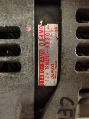 SUZUKI CELERIO 1.0i 14-19 ALTERNATOR 4/5 MINIATURA