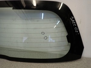 HONDA JAZZ 02-07 SZYBA TYLNA W KLAPE BAGAŻNIKA 4/7 MINIATURA