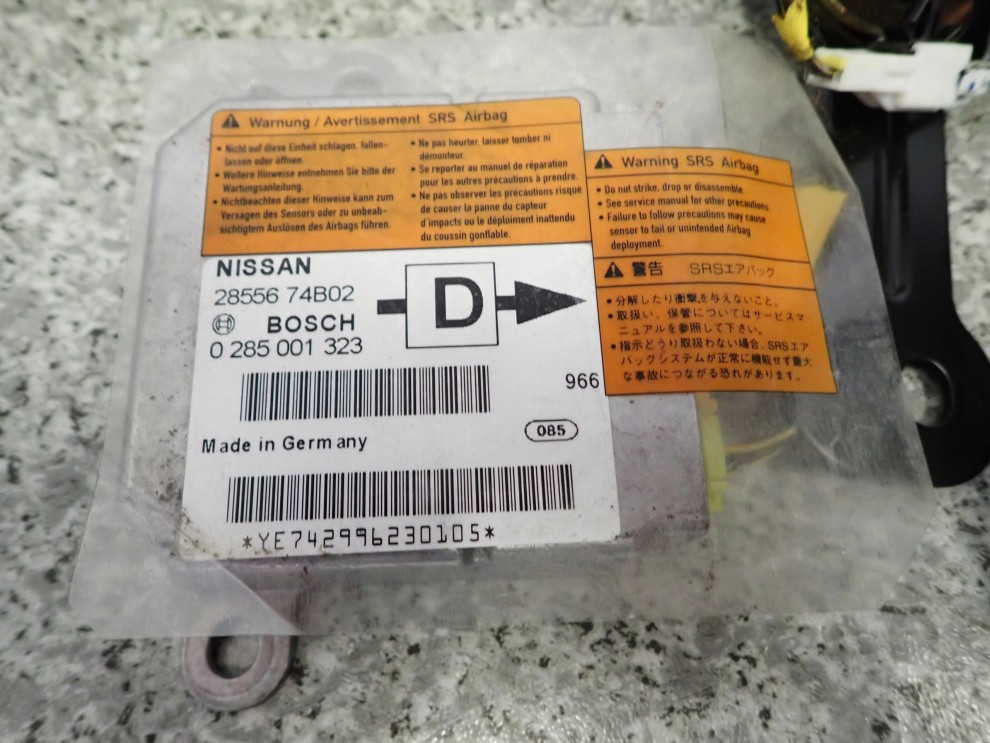 NISSAN MICRA K11 98-01 PODUSZKI POWIETRZNE SRS 3/4