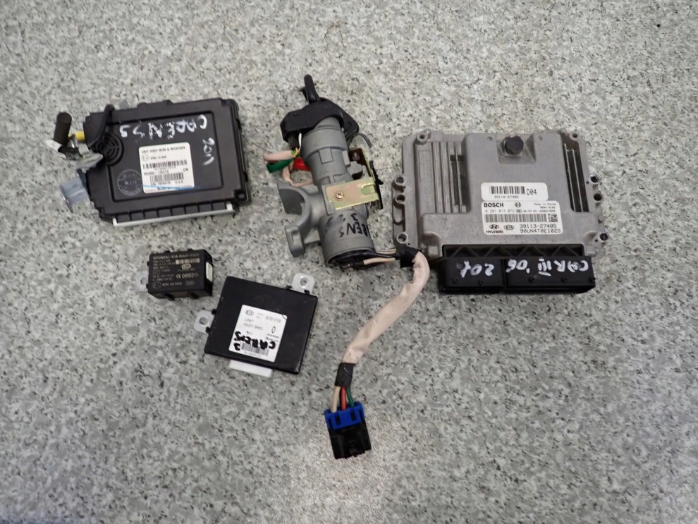 KIA CARENS III 06-11 CRDI ZESTAW STARTOWY STACYJKA KOMPUTER IMMO 1/8