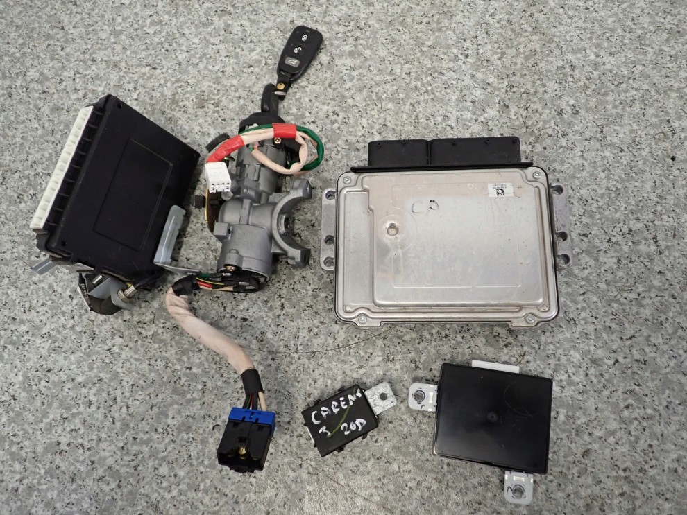 KIA CARENS III 06-11 CRDI ZESTAW STARTOWY STACYJKA KOMPUTER IMMO 7/8