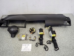 TOYOTA COROLLA E12 3D 04-07 PODUSZKI POWIETRZNE DWUSTRZAŁOWE EUROPA