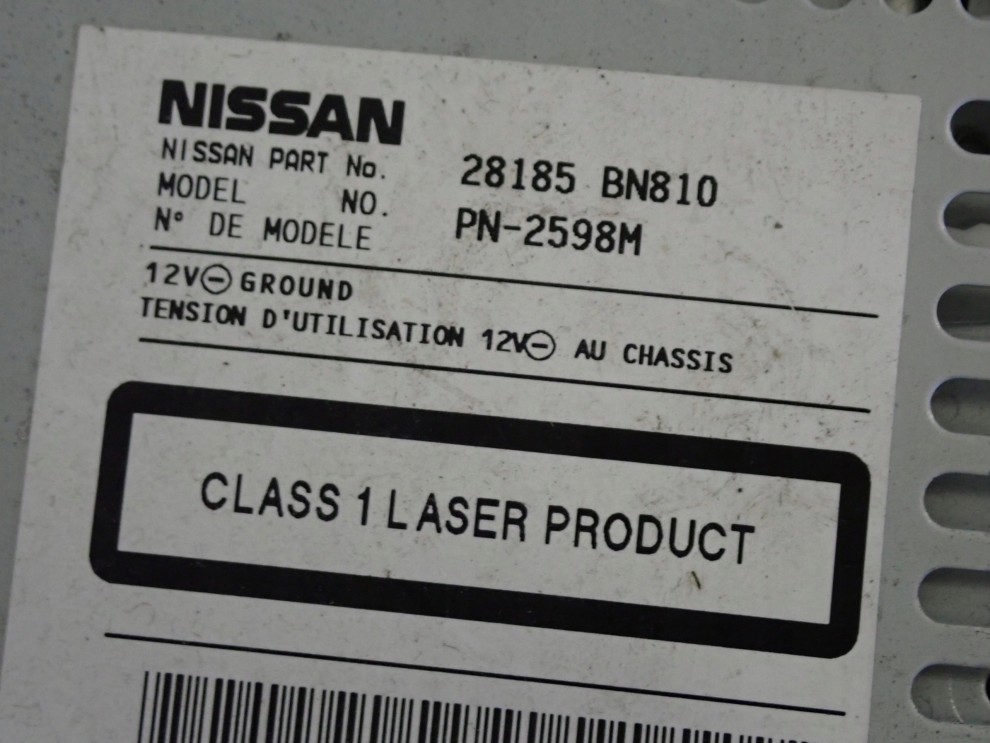 NISSAN ALMERA TINO 00-06 ZMIENIARKA PŁYT CD 28185 BN810 3/5