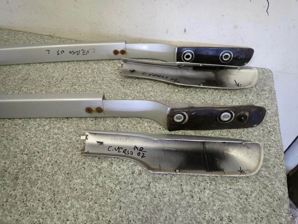 TOYOTA COROLLA VERSO 04-08 RELINGI DACHOWE KOMPLET 5/9