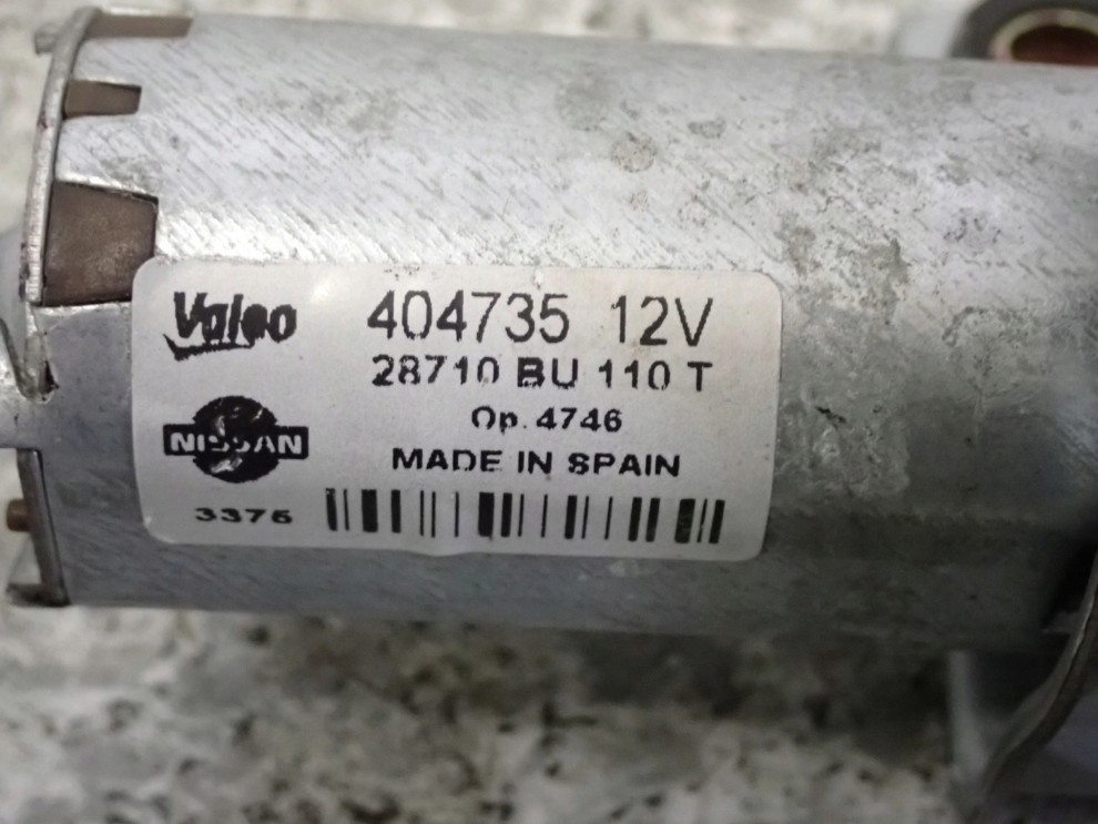 NISSAN ALMERA TINO 00- SILNICZEK WYCIERACZKI TYLNEJ 4/4