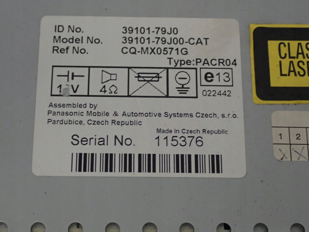 SUZUKI SX4 06-13 RADIO FABRYCZNE 5/6