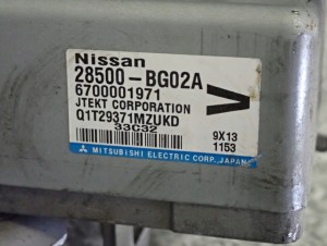 NISSAN MICRA K12 08-10 WSPOMAGANIE ELEKTRYCZNE KOLUMNA KIEROWNICZA 7/7 MINIATURA