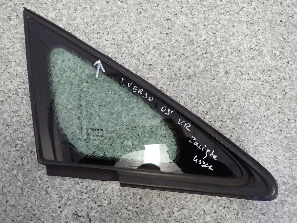 TOYOTA VERSO 09-13 SZYBA KAROSERYJNA PRZEDNIA PRAWA 1/4