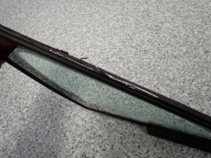 TOYOTA VERSO 09-13 SZYBA KAROSERYJNA PRZEDNIA PRAWA 4/4 MINIATURA